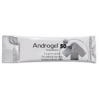 Androgel Testosterone Gel 50gm Besins Pack of 1 x 5 gm x 10