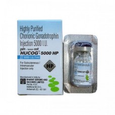 HUCOG 5000 HCG Injection 5000iu Bharat serums Pack of 3