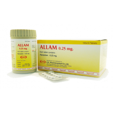 Allam  Alprazolam (1mg, 100 Tablet, HK Pharma)