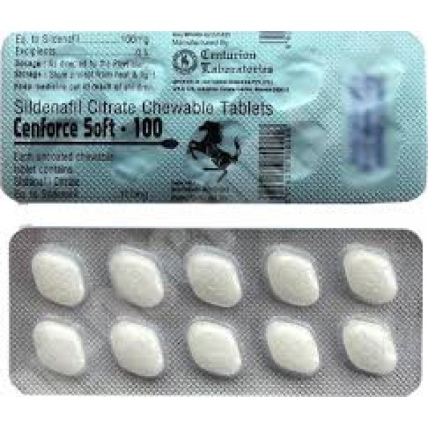 Cenforce SOFT 100 mg (Sildenafil Citrate 60 Tablets 100 mg)