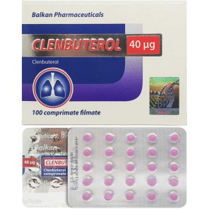 Clenbuterol 40 mcg, 60 tabs Balkan Pharmaceuticals