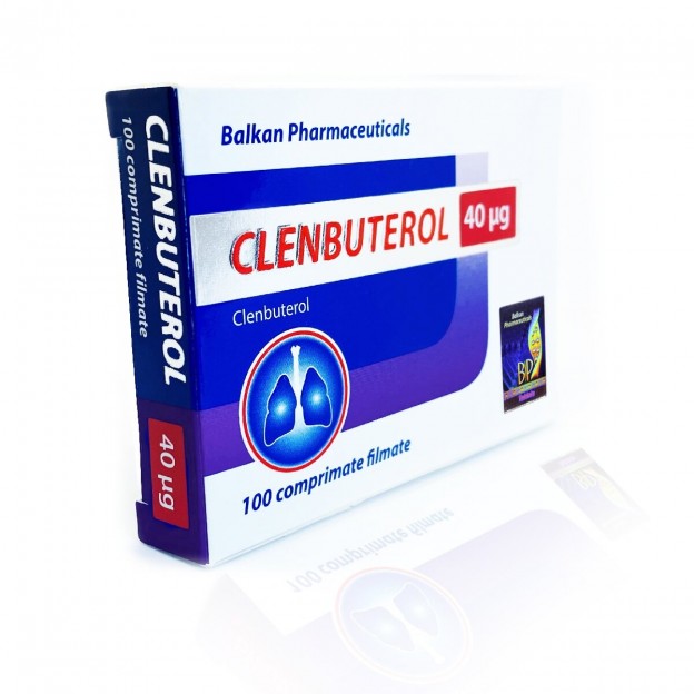 Clenbuterol 40 mcg, 60 tabs Balkan Pharmaceuticals