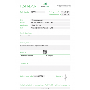 Methenolone Enanthate 100 mg/ml by Hilma Biocare