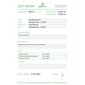 Trenbolone Mix 150 mg/ml by Hilma Biocare