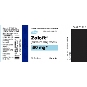 Zoloft [30 Tabs, Pfizer] 50mg