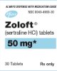 Zoloft [60 Tabs, Pfizer] 50mg