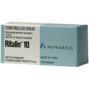 Ritalin 10 mg [30 Tabs, Novartis]