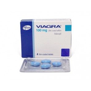 Viagra 100 mg [4 Tabs, Pfizer] Sildenafil Citrate