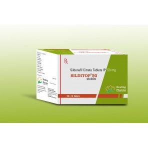 Silditop 50 mg Sildenafil Citrate 10 Pills