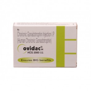 Ovidac 2000 iu HCG Injection by Zydus Cadila