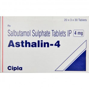 Asthalin tablets 4mg by Cipla