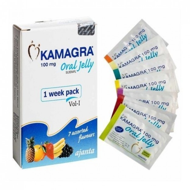 Kamagra Oral Jelly 100mg by Ajanta Pharma