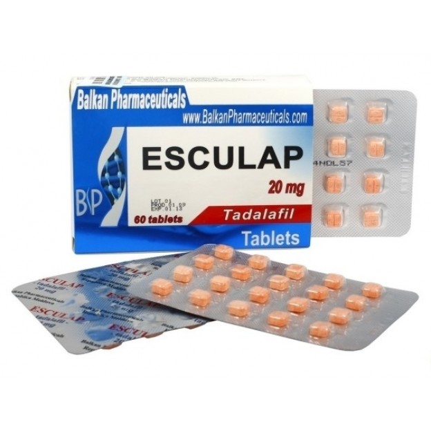 Esculap (tadalafil) 20 mg, 60 tab Balkan Pharmaceuticals