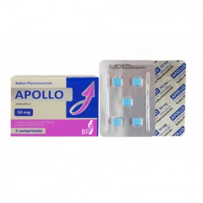 Apollo (sildenafilum) 50 mg, 5 tab Balkan Pharmaceuticals