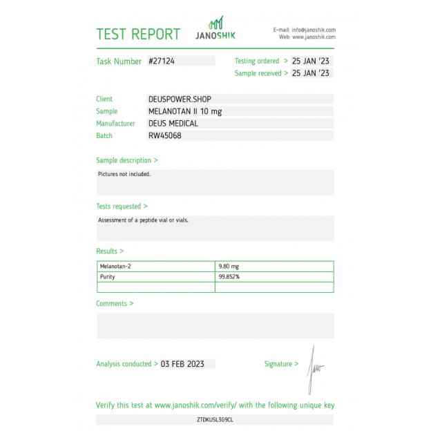 Melanotan II by Deus Medical