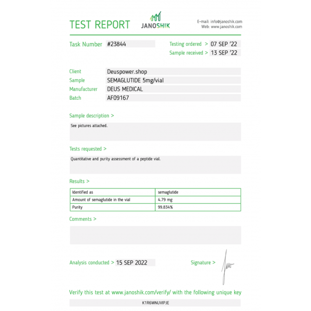 Semaglutide by Deus Medical