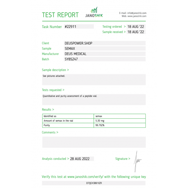 Semax by Deus Medical