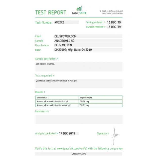 Anadromed 50 by Deus Medicals