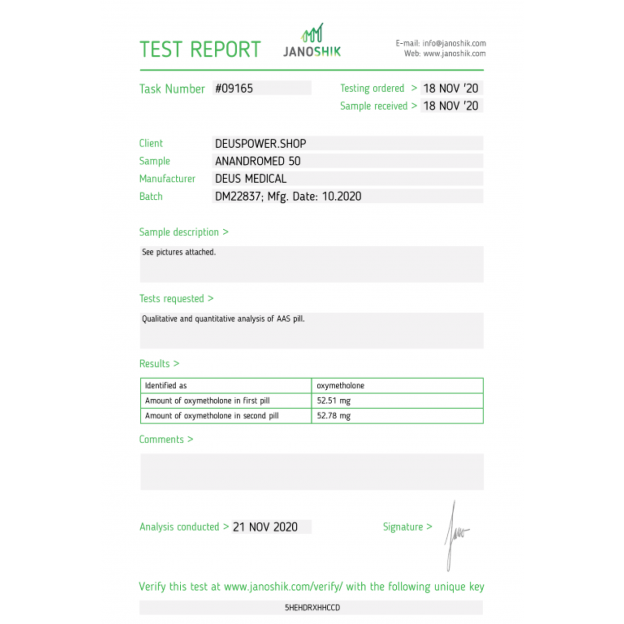 Anadromed 50 by Deus Medicals