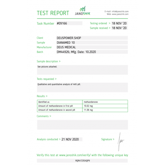 Dianamed 10 by Deus Medicals