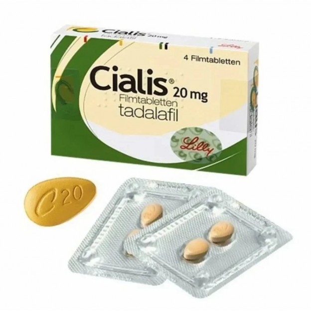 Сialis 20mg 4 Tabs by Eli Lilly