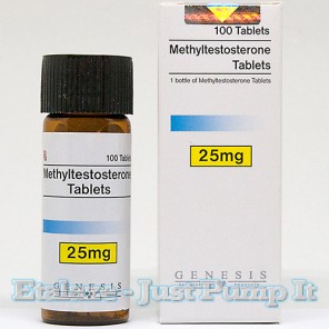 Methyltestosterone 25 mg 100 Tabs by Genesis Med