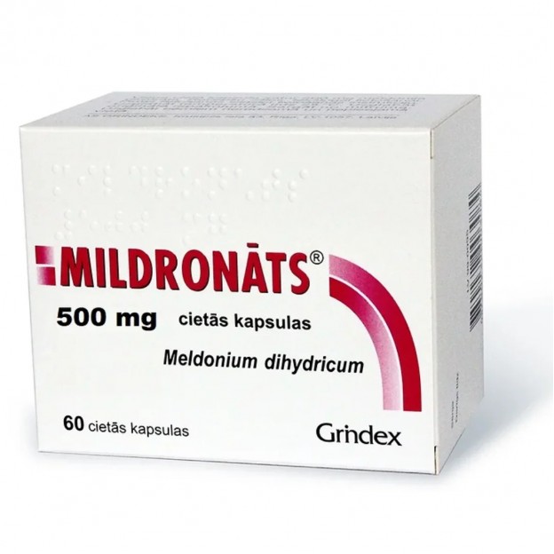 Mildronat 60 caps by Grindex 