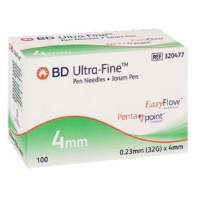 Insulin BD Micro-Fine Syringes With Needles – 4 mm by Indian Pharmacy