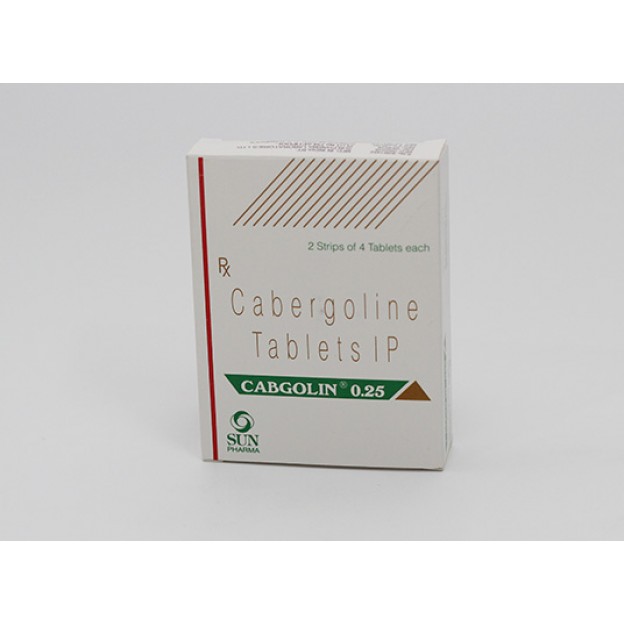 Cabgolin Cabergoline Oral tablets 0.25mg Sun Pharma