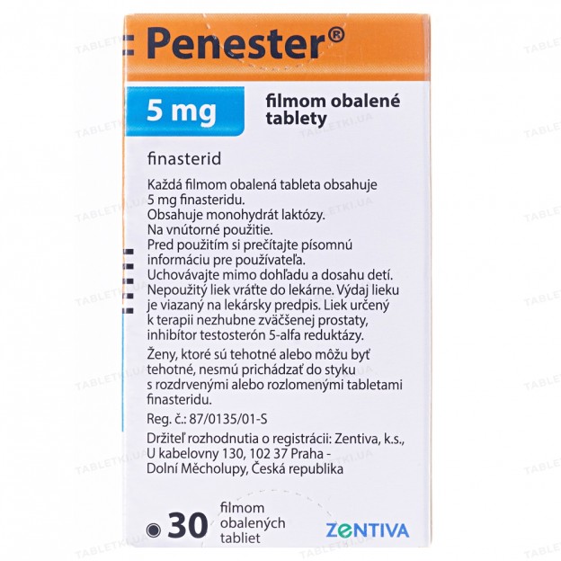 Penester (finasteride ) 5MG 28TAB 