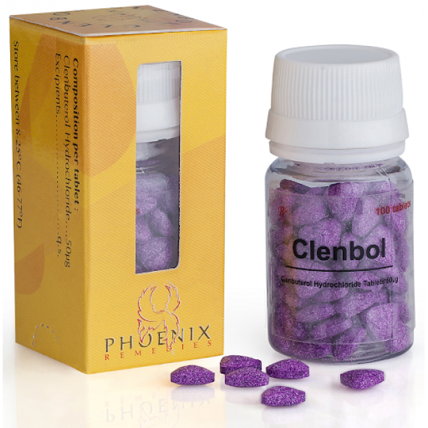 Clenbol 50mcg [100 Tabs, Phoenix Remedies]