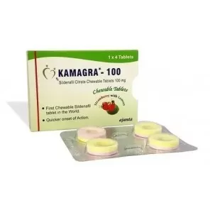 Kamagra 100 (Srawberry + Lemon) by Ajanta Pharma