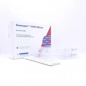Binocrit EPO 10 000IU (6 pre-filled pens) by Sandoz 