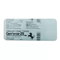 Cenforce 25 mg (Sildenafil Citrate 30 Tablets 25 mg) 