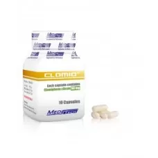 CLOMID Clomiphene citrate 50mg/Cap 10 Caps by Meditech