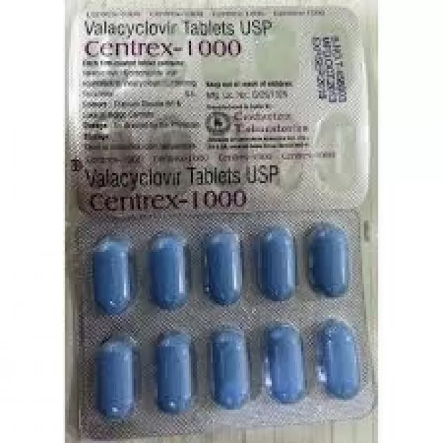 Centrex 1000mg (Valacyclovir) 30 Tablets Centrex 1000mg (Valacyclovir) 30 Tablets