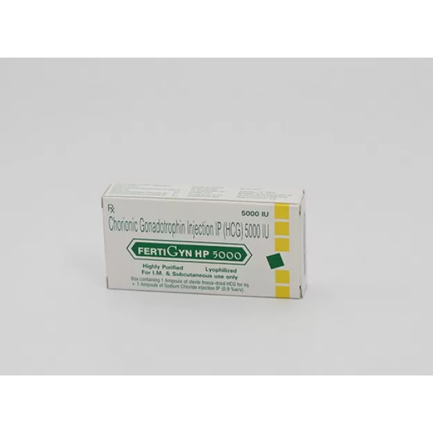 Fertigyn HCG 5000iu Sun pharma Fertigyn HCG 5000iu Sun pharma