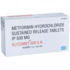 Glycomet 500 mg (10) by Indian Pharmacy
