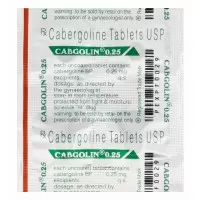 Cabgolin Cabergoline Oral tablets 0.25mg Sun Pharma Cabgolin Cabergoline Oral tablets 0.25mg Sun Pharma