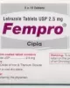 Fempro Letrozole Oral tablets 2.5mg Cipla Fempro Letrozole Oral tablets 2.5mg Cipla