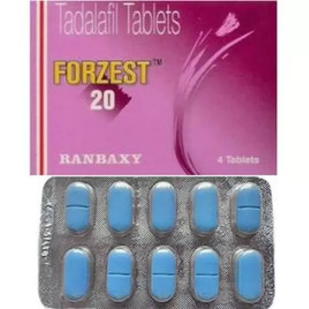 Forzest Tadalafil Oral tablets 20mg Ranbaxy Forzest Tadalafil Oral tablets 20mg Ranbaxy