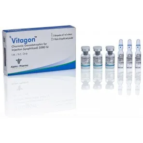Vitagon (hCG) 5000iu/vial 3 Vials by Alpha Pharma