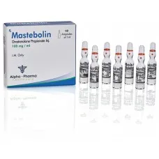 Mastebolin 100mg 10 Ampoules by Alpha Pharma
