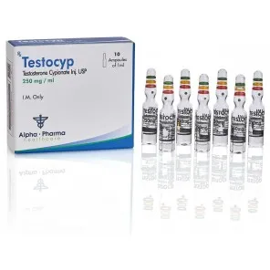 Testocyp Testosterone Cypionate USP 250mg 10 Ampoules