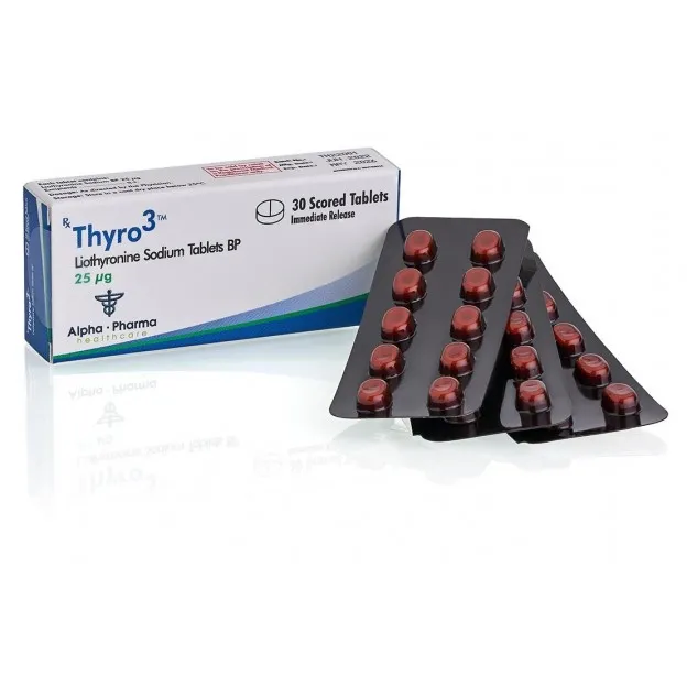 Thyro3 25mcg 30 Tablets by Alpha Pharma Thyro3 25mcg 30 Tablets by Alpha Pharma
