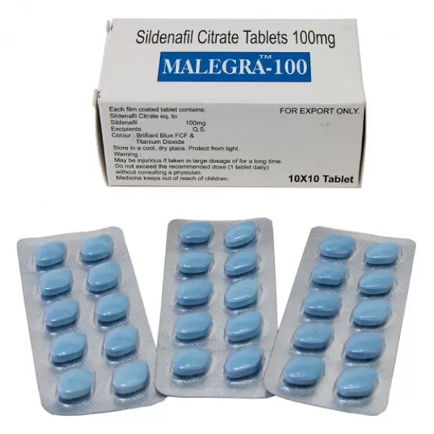 Malegra 100 mg (Sildenafil Citrate & Tadalafil) 30 Tablets Malegra 100 mg (Sildenafil Citrate & Tadalafil) 30 Tablets