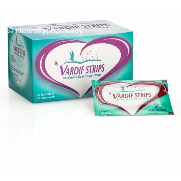 Vardif Strips (20 Sachets) by Alpha Pharma Vardif Strips (20 Sachets) by Alpha Pharma
