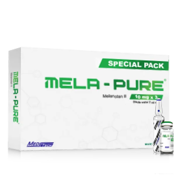 MELA-PURE SPECIAL PACK Melanotan II 10 mg/vial by Meditech