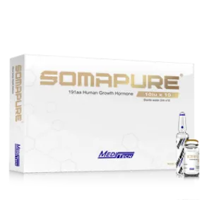 SOMAPURE 191aa HGH 10 IU/vial by Meditech