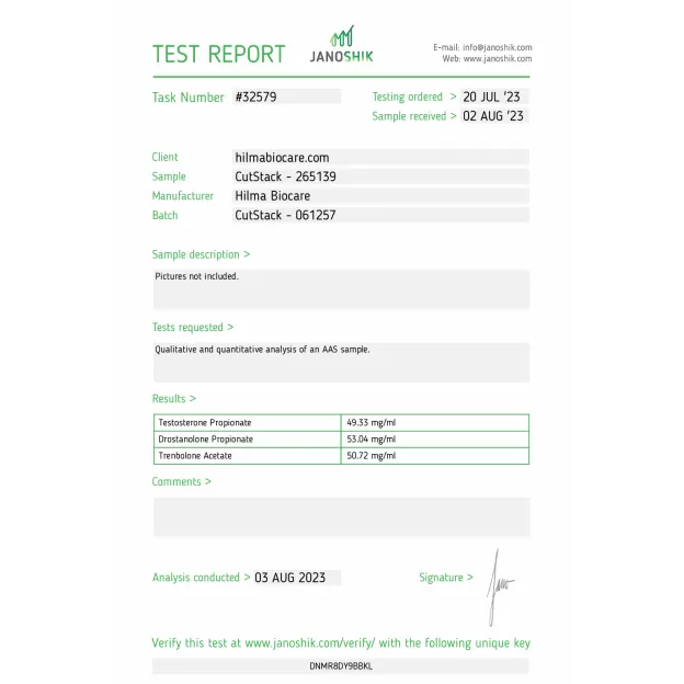 Cut Stack 150mg by Hilma Biocare